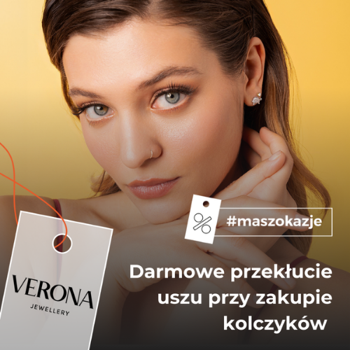 Darmowe przekłucie uszu przy zakupie kolczyków