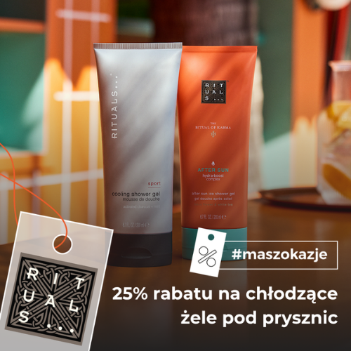 25% rabatu na chłodzące żele pod prysznic