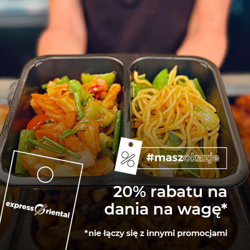 20% rabatu na dnia na wagę*
