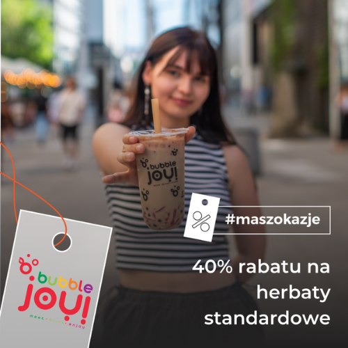 40% rabatu na herbaty standardowe