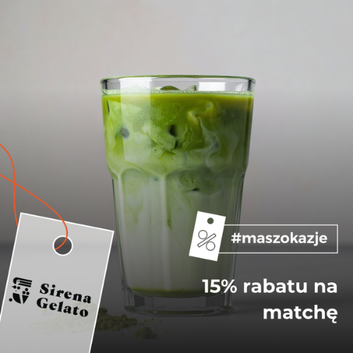 15% rabatu na matchę