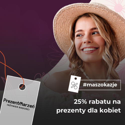 25% rabatu na prezenty dla kobiet