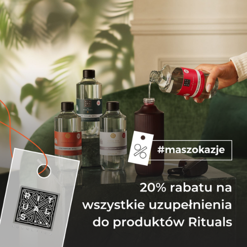20% rabatu na wszystkie uzupełnienia produktów Rituals