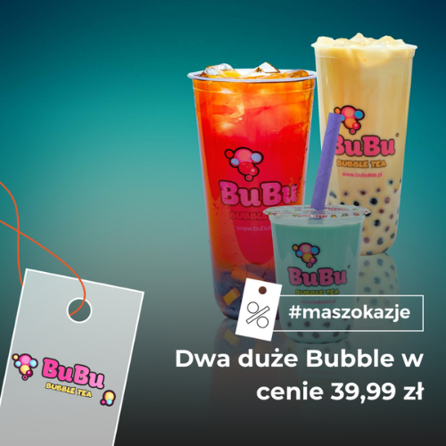 Dwa duże Bubble w cenie 39,99