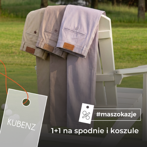 1+1 na spodnie i koszule