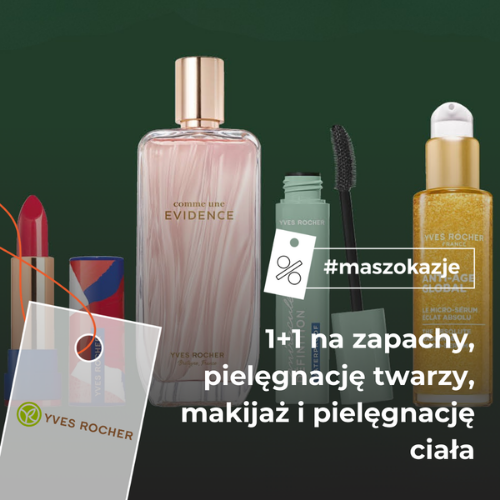 1+1 na zapachy, pielęgnacje twarzy, makijaż i pielęgnacje ciała