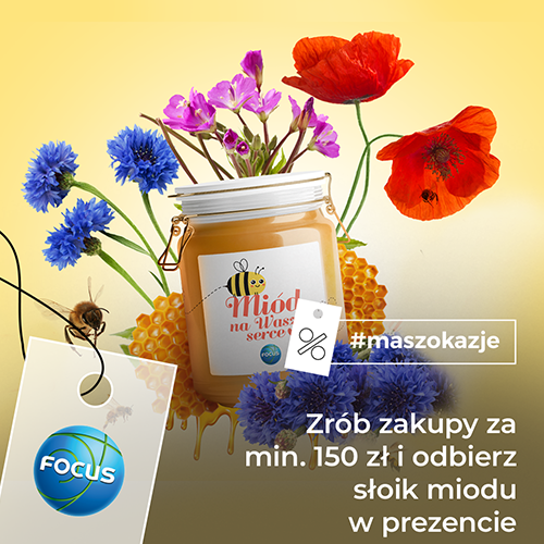 Zrób zakupy za min. 150 zł i odbierz słoik miodu w prezencie