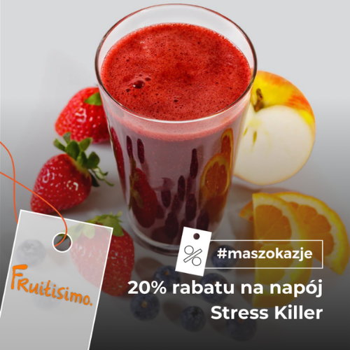 20% rabatu na napój Stress Killer