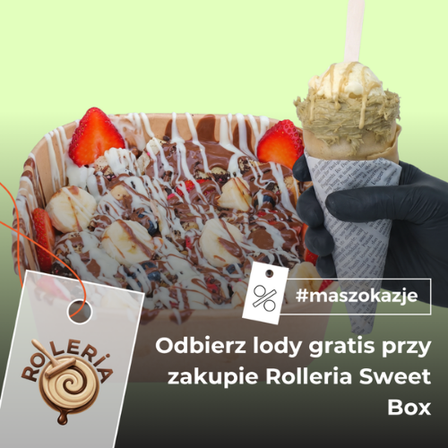 Odbierz lody gratis przy zakupie Rolleria Sweet Box