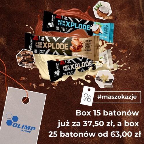 Box 15 batonów już za 37,50 zł, a box 25 batonów od 63,00zł