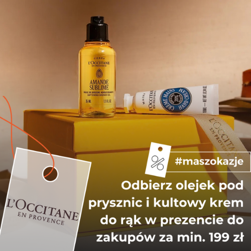 Odbierz olejek pod prysznic i kultowy krem do rąk w prezencie do zakupów za min. 199 zł*