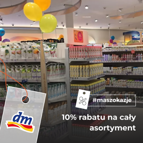 10% rabatu na cały asortyment