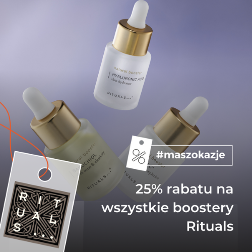 25% rabatu na wszystkie boostery Rituals