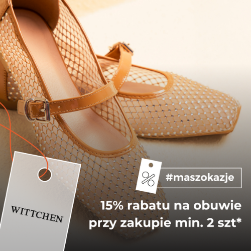 15% rabatu na obuwie przy zakupie min. 2 szt*