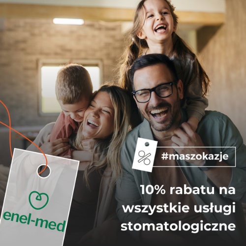 10% rabatu ma wszystkie usługi stomatologiczne