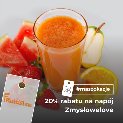 20% rabatu na napój Zmysłowelove