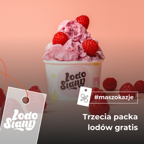Trzecia packa lodów gratis