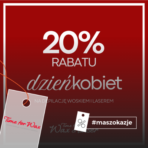 20% rabatu na wizytę dla pierwszych 20 osób