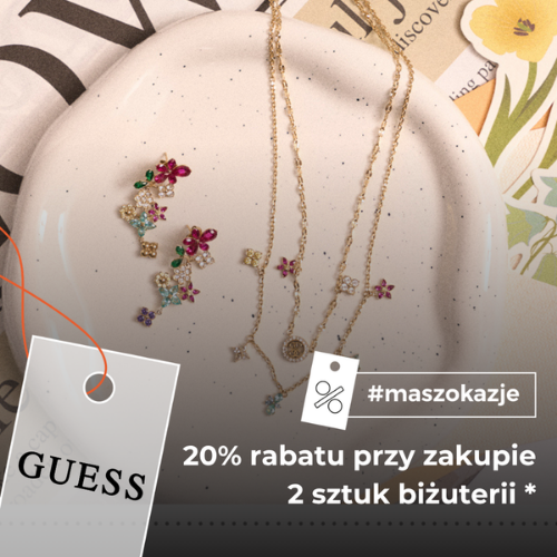 20% rabatu przy zakupie 2 sztuk biżuterii*