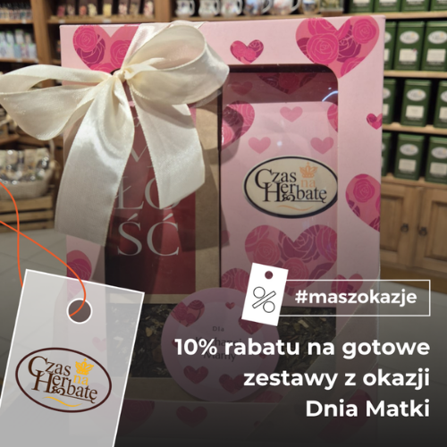 10% rabatu na gotowe zestawy z okazji Dnia Matki