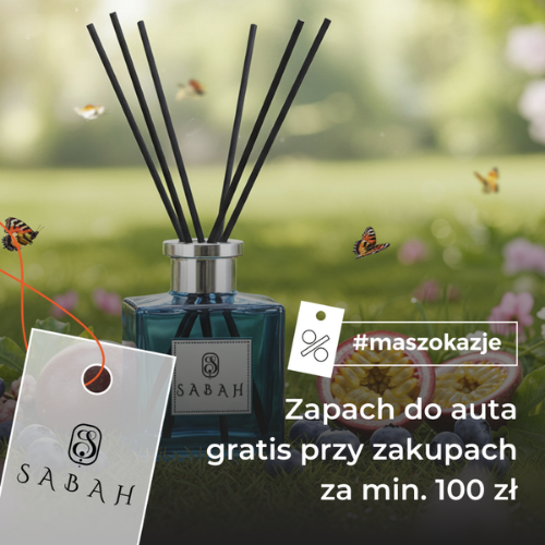 Zapach do auta gratis przy zakupach za min. 100 zł