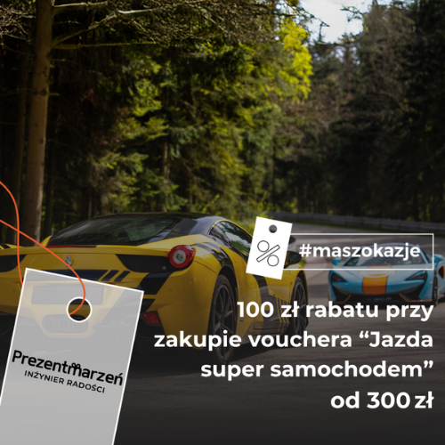 100 zł rabatu przy zakupie vouchera 