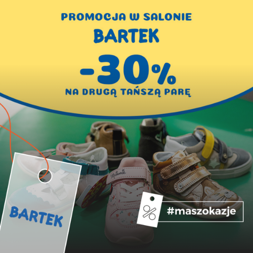 30% rabatu na drugą tańszą parę 