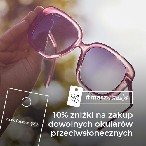 10% na okulary przeciwsłoneczne