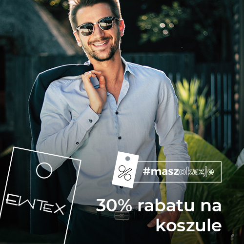 30% rabatu na koszule 