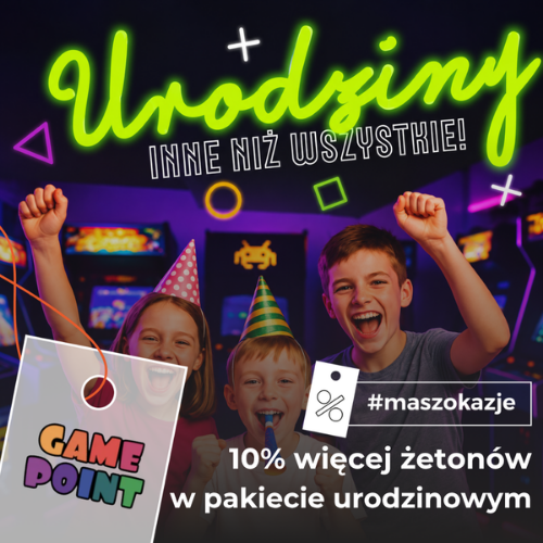 10% więcej żetonów w pakiecie urodzinowym