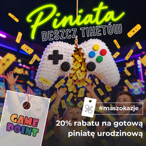 20% rabatu na gotową piniatę urodzinową