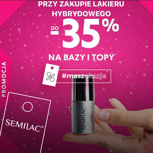 Przy zakupie lakieru hybrydowego do -35% na BAZY I TOPY