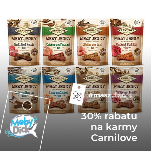 30% rabatu na karmy Carnilove