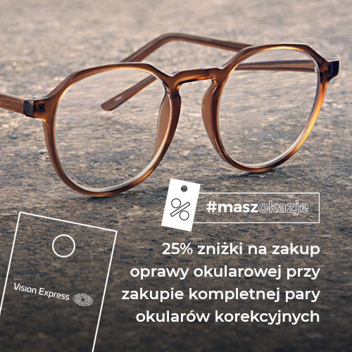 25% rabatu na oprawki