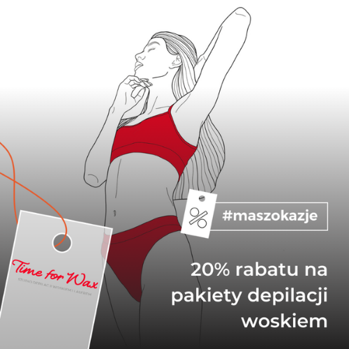 20% rabatu na pakiety depilacji woskiem