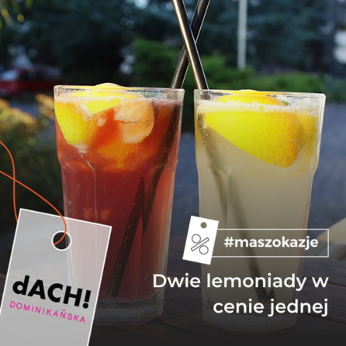 Dwie lemoniady w cenie jednej